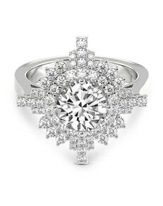 Friendly Diamonds Glamorous Round Cut Engagement Ring