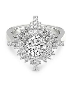 Friendly Diamonds Glamorous Round Cut Engagement Ring