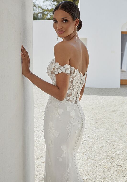 Adore by Justin Alexander Ariana Fit-and-Flare Wedding Dress - 3
