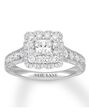 Kay Jewelers Vintage Princess Cut Engagement Ring - thumbnail - 1