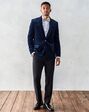 The Black Tux Ocean Velvet Tuxedo Blue Tuxedo - thumbnail - 1