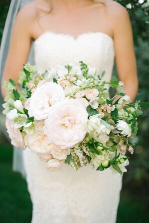 Rose, Lily of the Valley Lush Bridal Bouquet