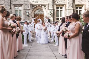 Recessional with a Traditional Arch of Sabers