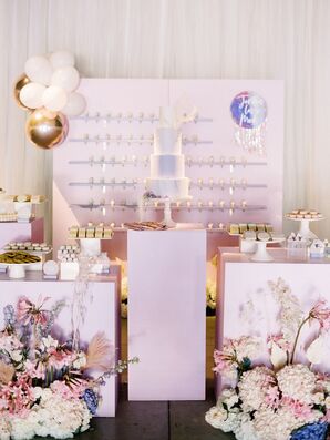 Dessert Display at Wedding at Greengate Ranch and Vineyard in San Luis Obispo, California