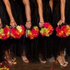 A Black-and-White-Striped Wedding at Tudor Arms Hotel in Cleveland, Ohio