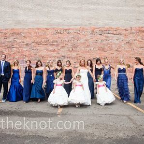 Blue Bridesmaid Dresses