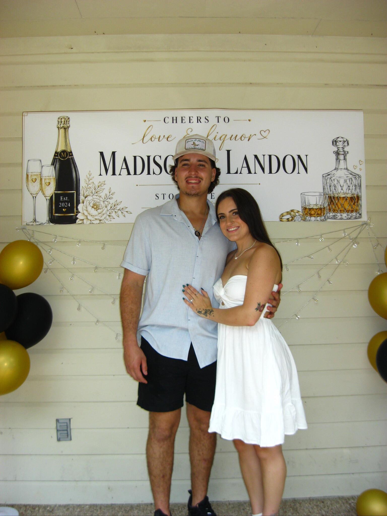 Our stock the bar engagement party