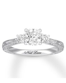 Kay Jewelers Vintage Cushion Cut Engagement Ring