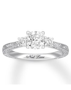 Kay Jewelers Vintage Cushion Cut Engagement Ring