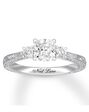 Kay Jewelers Vintage Cushion Cut Engagement Ring - thumbnail - 1
