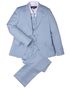 BLACKTIE "Liam" Powder Blue Suit (5-Piece Set) Flower Girl Dress and Ring Bearer Outfit - thumbnail - 1