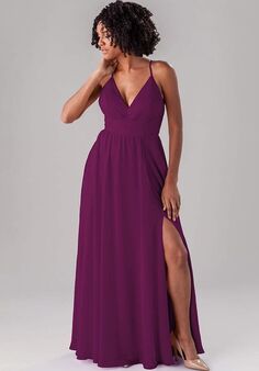 Kennedy Blue Ryan V-Neck and Plunge Bridesmaid Dress