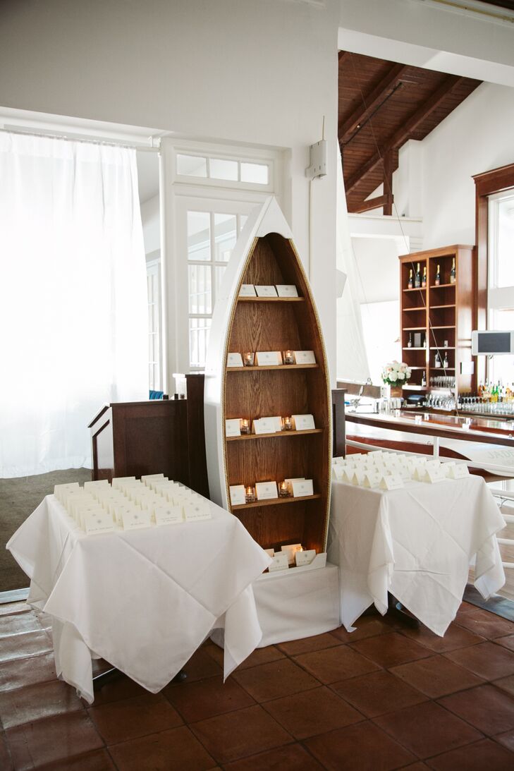Nautical Boast Escort Card Display