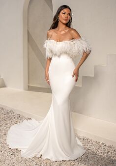 KITTYCHEN PENINA, H2425 Fit-and-Flare Wedding Dress