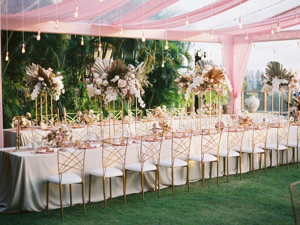 outdoor wedding tent lighting