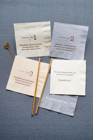 Personalized Trivia Cocktail Napkins