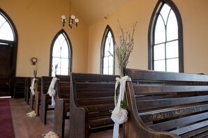 Blooming Branch Chapel Aisle Decorations