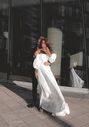 Olivia Bottega Mikado Wedding Dress Rosana with Detachable Train Ball Gown Wedding Dress - thumbnail - 5