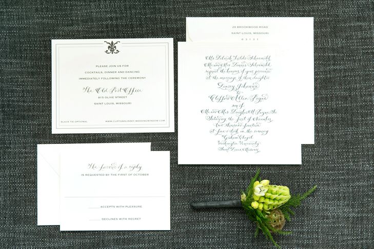 Traditional Formal Wedding Invitations
