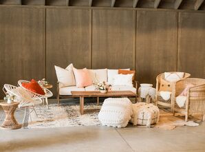 Bohemian Decor at Wedding at Greengate Ranch & Vineyard in San Luis Obispo, California