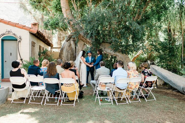 Intimate Moorten Botanical Garden Ceremony