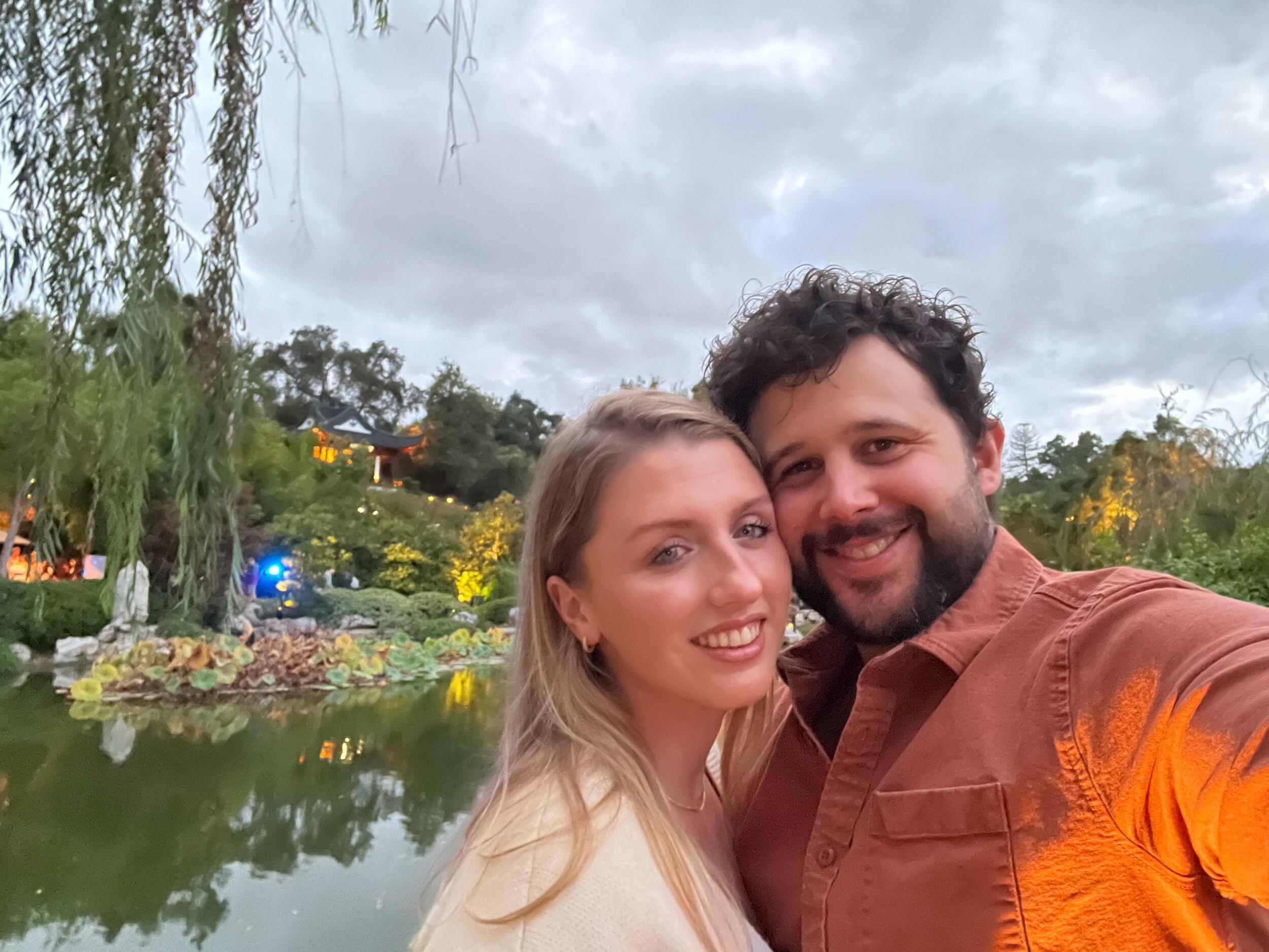 Huntington Gardens in the evening