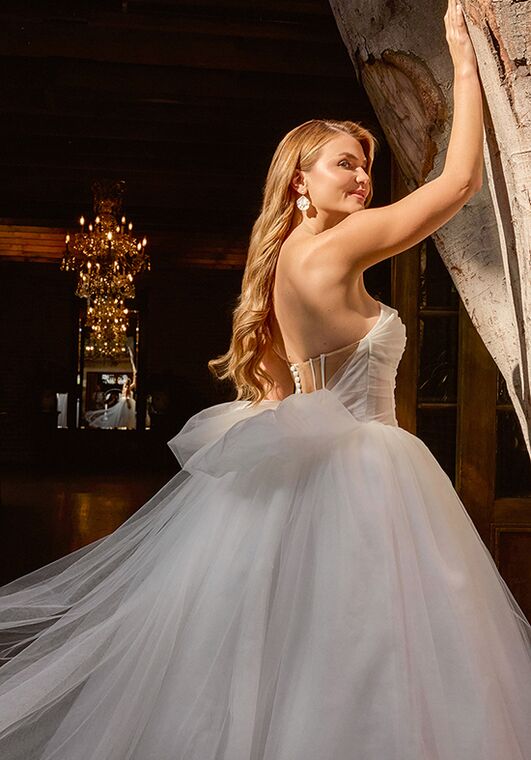 Essense of Australia D4322 Ball Gown Wedding Dress - 5