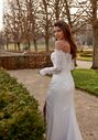 Justin Alexander Jessa Fit-and-Flare Wedding Dress - thumbnail - 3