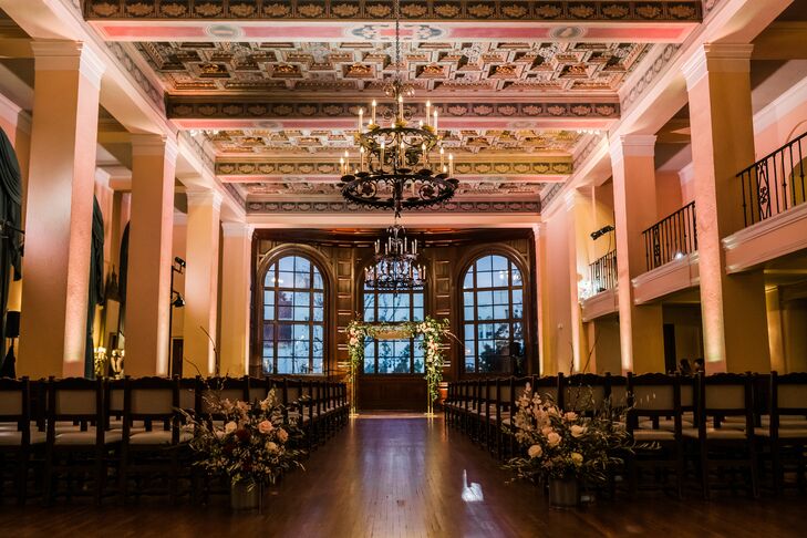 Ballroom Wedding Ceremony at The Ebell of Los Angeles in California