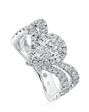 Christopher Designs Glamorous Pear Cut Engagement Ring - thumbnail - 1