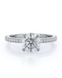 With Clarity Classic Princess, Asscher, Cushion, Emerald, Heart, Marquise, Pear, Radiant, Round, Oval Cut Engagement Ring - thumbnail - 1