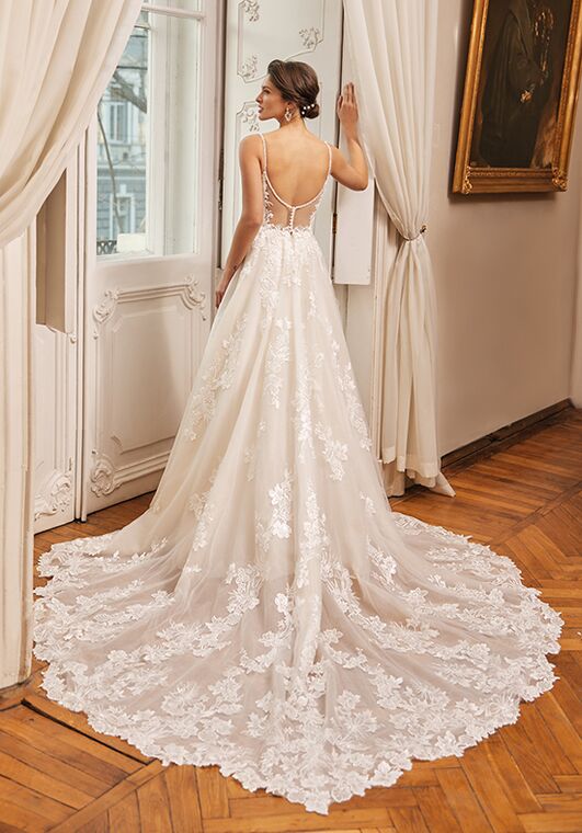 Moonlight Couture H1509 A-Line Wedding Dress - 3