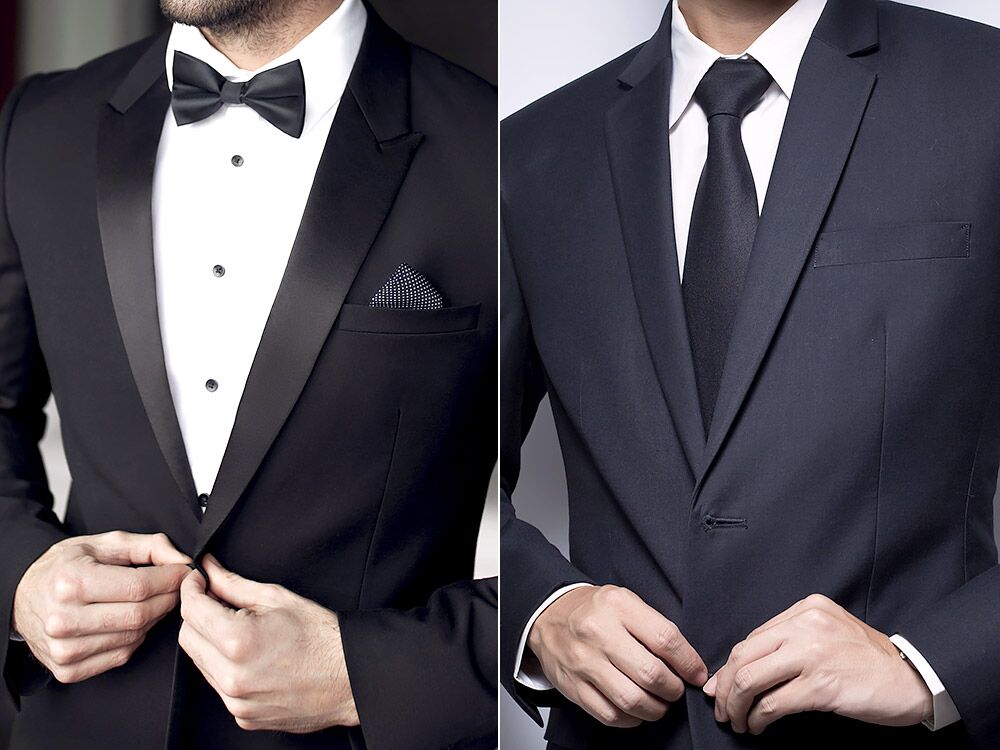 Men 2 Piece Suit Black Tuxedo Suit Perfect for Wedding One 