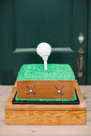Golf-Inspired Groom's Cake