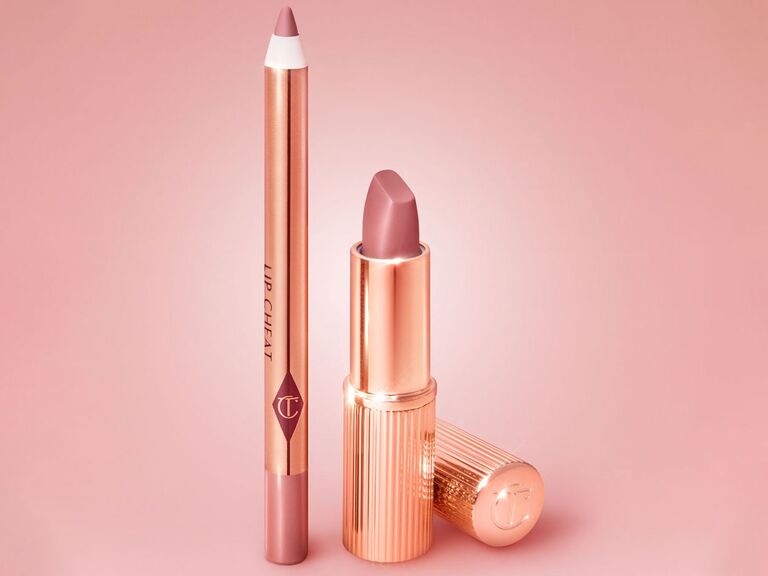 Charlotte Tilbury Pillow Talk lipstick and liner travel kit stocking stuffer for wife