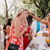 Bright Orange and Yellow Filled This Wedding at Woods Edge Llama Farm in Stockton, New Jersey