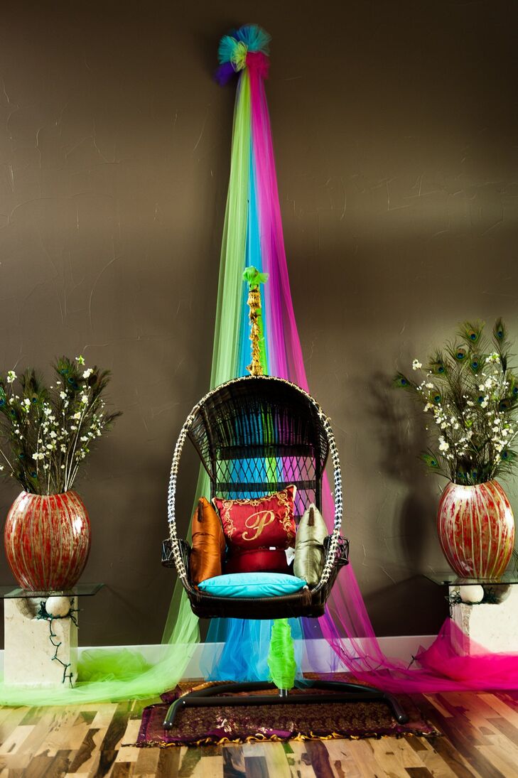Colorful Reception Decor
