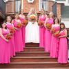 A Fun Fuchsia and Orange Wedding at Brookside Gardens in Berthoud, Colorado 