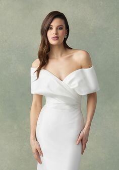 Justin Alexander Fiona Fit-and-Flare Wedding Dress