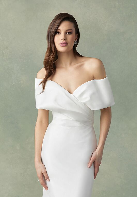 Justin Alexander Fiona Fit-and-Flare Wedding Dress - 4