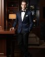BLACKTIE VERMONT Midnight Blue Wedding Tuxedo Blue Tuxedo - thumbnail - 1