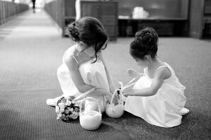 Flower Girls at St. Giles Church