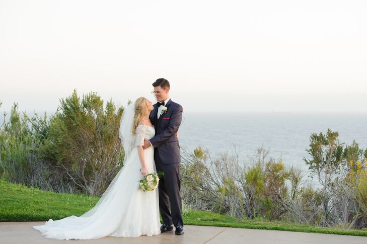 
                    The outdoor ceremony site with surrounding ocean views, combined with the indoor ballroom embodying elegance and charm, provided