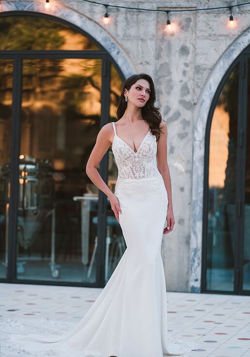 Allure Couture C686 Sheath Wedding Dress - 6