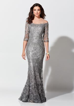 Ivonne D. 118D07 Silver Mother Of The Bride Dress