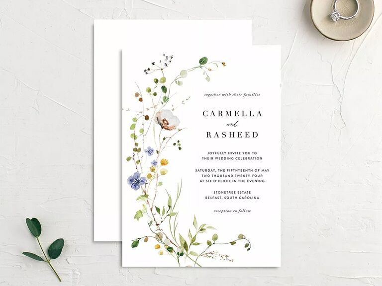 20 Garden Wedding Invitations to Suit All Styles