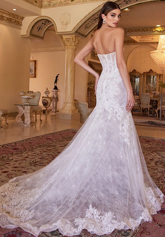 Ladivine CD928 Mermaid and Trumpet Wedding Dress - 3