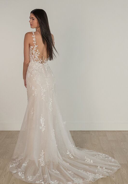 Stella York SY8157 Column Wedding Dress - 5