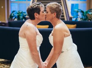 If Debbie hadn't stepped out of her comfort zone, her and Jill may never have gone on their fateful first date in San Diego -- think walks along the b