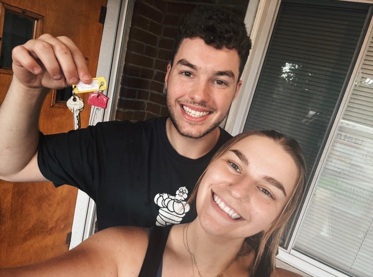 Just a month later, Ragan and Brady bought their first home, and were suddenly in full swing of planning a wedding while also settling into a new place.